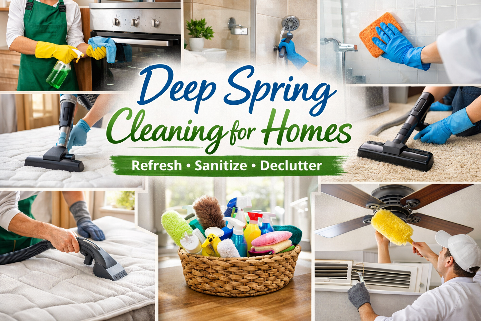 Deep Spring Cleaning for Homes | Ecoquickclean