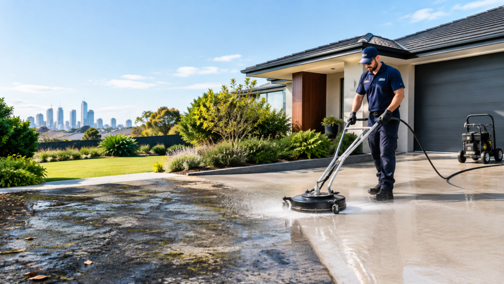 Clean Dirt Mould Oil Stains Grime off Outdoor Surfaces